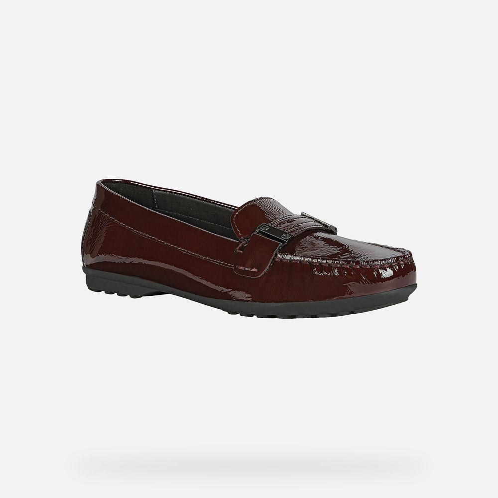 Mocassins Geox Senhora Bordeaux - Elidia - CPQSF2513